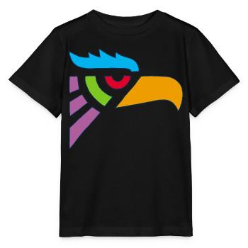 Tête d'aigle tribal - T-shirt bio MINI CREATOR Stanley/Stella Enfant - noir - Devant - Mikhail (115cm)