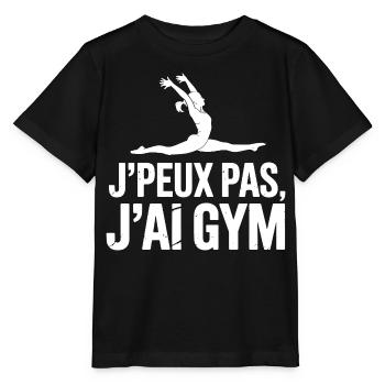 Gymnastik Geschenk Ich kann nicht Ich habe Gym - Stanley/Stella Kinder T-Shirt MINI CREATOR  - Schwarz - Vorne - Mikhail (115cm)