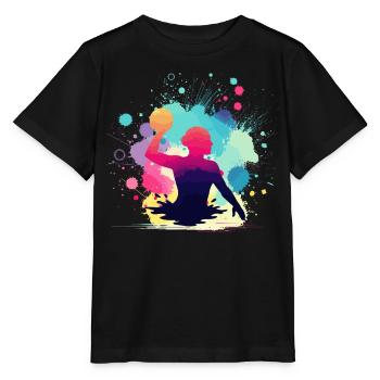 Water polo woman, water polo player, water polo sport - Stanley/Stella MINI CREATOR Kids’ T-Shirt - black - Front - Mikhail (115cm)