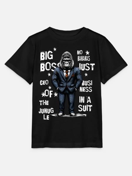 Business Gorilla - Stanley/Stella Kinder T-Shirt MINI CREATOR - Schwarz