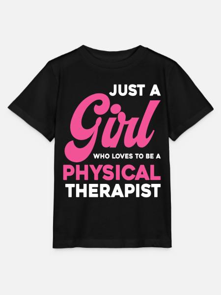 Mädchen liebt Physiotherapie - Stanley/Stella Kinder T-Shirt MINI CREATOR  - Schwarz