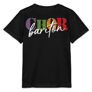 Choir Baritone - Stanley/Stella MINI CREATOR Kids’ T-Shirt - black - Front - Mikhail (115cm)