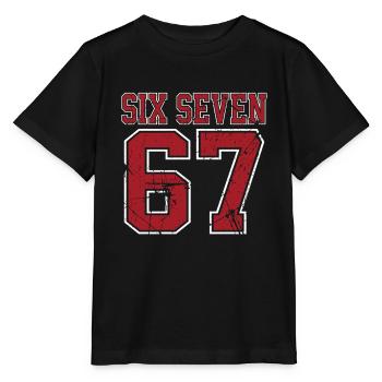 67 Six Seven 6-7  - Stanley/Stella Kinder T-Shirt MINI CREATOR  - Schwarz - Vorne - Mikhail (115cm)