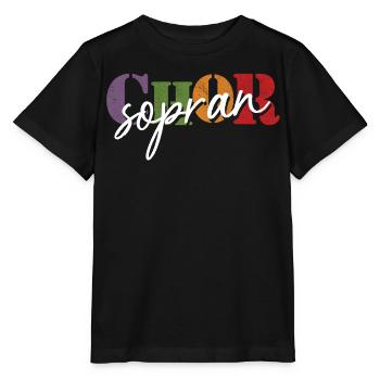 Soprano de chœur - T-shirt bio MINI CREATOR Stanley/Stella Enfant - noir - Devant - Mikhail (115cm)