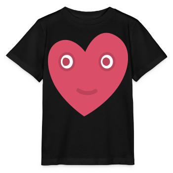 Heart Eyes - T-shirt bio MINI CREATOR Stanley/Stella Enfant - noir - Devant - Mikhail (115cm)