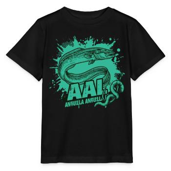 Eel – The Hunter of the Night - Stanley/Stella MINI CREATOR Kids’ T-Shirt - black - Front - Mikhail (115cm)