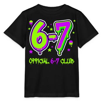 Club officiel 6-7 - T-shirt bio MINI CREATOR Stanley/Stella Enfant - noir - Devant - Mikhail (115cm)