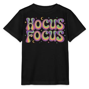 Witchcraft Hocus Focus Spellcaster Rune Symbols - Stanley/Stella MINI CREATOR Kids’ T-Shirt - black - Front - Mikhail (115cm)