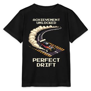 Succès : Dérive Parfaite | Dérive RC - T-shirt bio MINI CREATOR Stanley/Stella Enfant - noir - Devant - Mikhail (115cm)