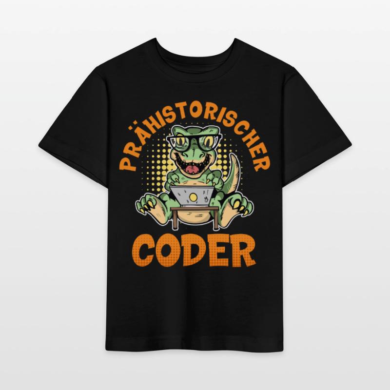 Programmation PRÉHISTORIQUE : Divertissement du CODER T-shirt bio MINI CREATOR Stanley/Stella Enfant