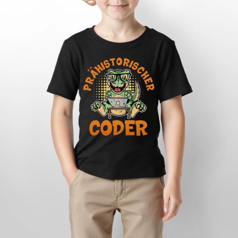 Programmation PRÉHISTORIQUE : Divertissement du CODER T-shirt bio MINI CREATOR Stanley/Stella Enfant