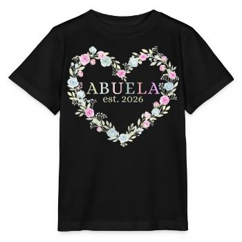 Sie ist Großmutter. 2026 Geschenk für Großmütter - Stanley/Stella Kinder T-Shirt MINI CREATOR  - Schwarz - Vorne - Mikhail (115cm)