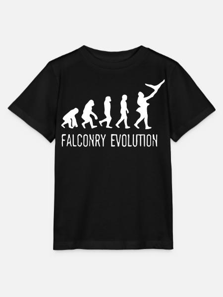 Entwicklung der Falknerei - Stanley/Stella Kinder T-Shirt MINI CREATOR  - Schwarz