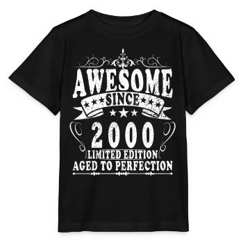 Aged to Perfection 2000 - Stanley/Stella Kinder T-Shirt MINI CREATOR  - Schwarz - Vorne - Mikhail (115cm)