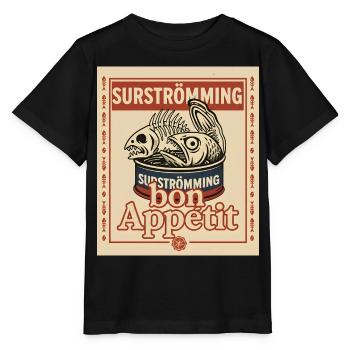 Surströmming Défi Audacieux - T-shirt bio MINI CREATOR Stanley/Stella Enfant - noir - Devant - Mikhail (115cm)