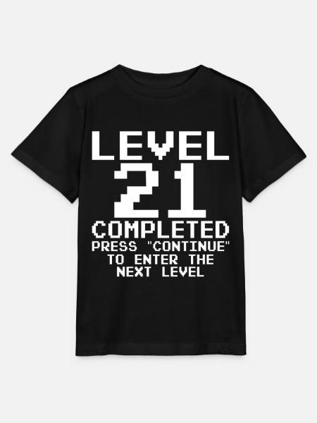 Level 21 Completed Pixel Quest - Stanley/Stella Kinder T-Shirt MINI CREATOR - Schwarz
