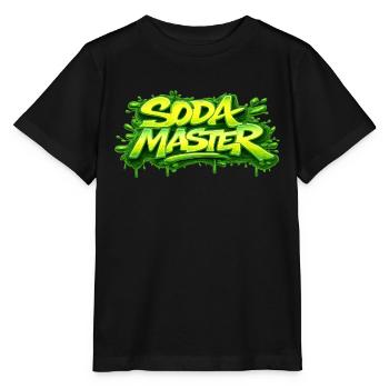 SODA MASTER - T-shirt bio MINI CREATOR Stanley/Stella Enfant - noir - Devant - Mikhail (115cm)