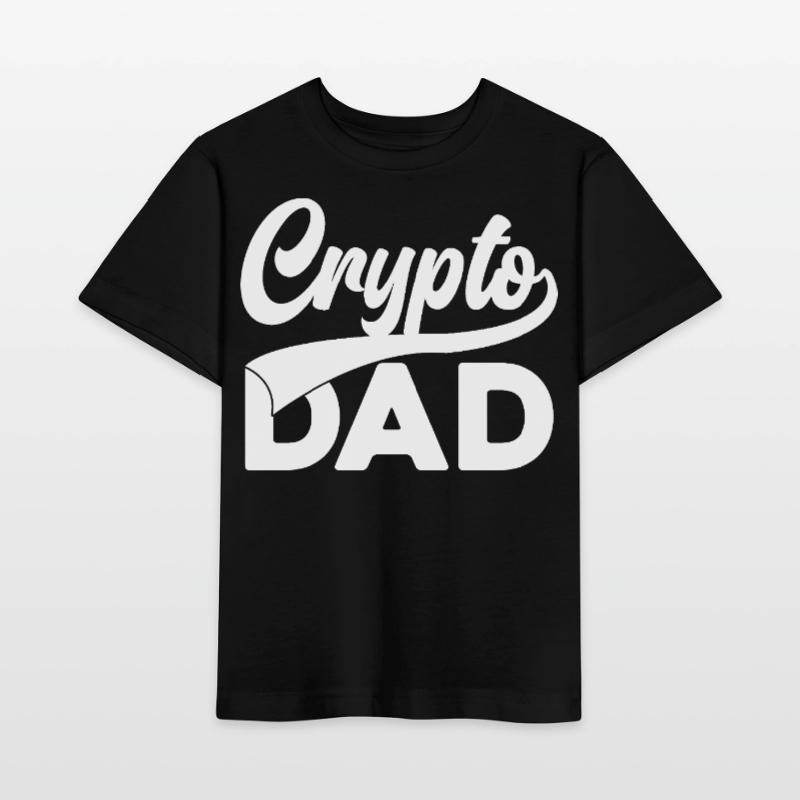 Crypto Dad Script Logo Stanley/Stella Kinder T-Shirt MINI CREATOR 
