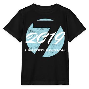 7e anniversaire 2019 cadeau garçons et filles - T-shirt bio MINI CREATOR Stanley/Stella Enfant - noir - Devant - Mikhail (115cm)