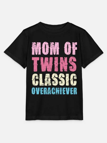 Mama von Zwillingen – Klassisch Überflieger - Stanley/Stella Kinder T-Shirt MINI CREATOR  - Schwarz