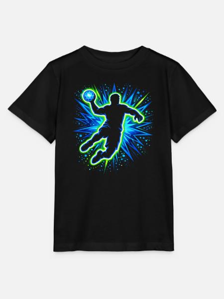 Handballer Handball Kinder Jungen Handballspieler - Stanley/Stella Kinder T-Shirt MINI CREATOR  - Schwarz