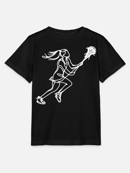 Frauen Lacrosse - Stanley/Stella Kinder T-Shirt MINI CREATOR  - Schwarz