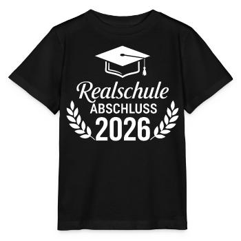 Secondary school leaving certificate 2026 Graduate - Stanley/Stella MINI CREATOR Kids’ T-Shirt - black - Front - Mikhail (115cm)