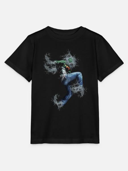 Parkour Boy - Stanley/Stella Kinder T-Shirt MINI CREATOR  - Schwarz