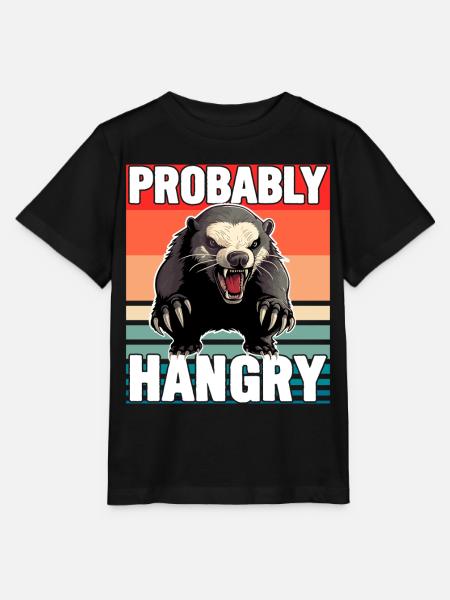 Honigdachs wahrscheinlich hungrig - Stanley/Stella Kinder T-Shirt MINI CREATOR  - Schwarz