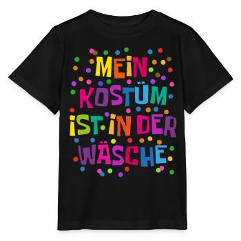Shrovetide - Carnival - Costume Replacement - Saying - Stanley/Stella MINI CREATOR Kids’ T-Shirt - black - Front - Mikhail (115cm)