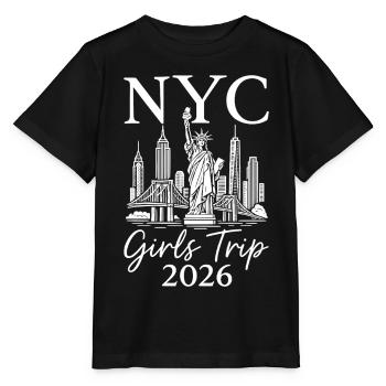 NYC Girls Trip 2026 - Stanley/Stella MINI CREATOR Kids’ T-Shirt - black - Front - Mikhail (115cm)