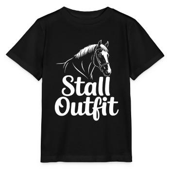 Stall Outfit Reiterin - Stanley/Stella Kinder T-Shirt MINI CREATOR  - Schwarz - Vorne - Mikhail (115cm)