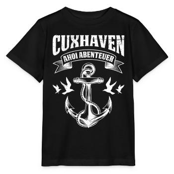 Vacances en mer du Nord Aventure AHOI Fun - T-shirt bio MINI CREATOR Stanley/Stella Enfant - noir - Devant - Mikhail (115cm)