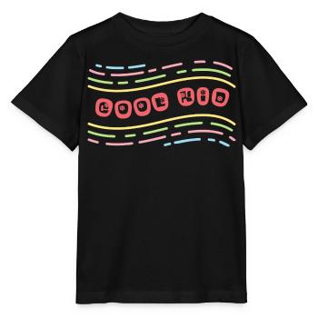 Cool Kid mit Blumen - Stanley/Stella Kinder T-Shirt MINI CREATOR  - Schwarz - Vorne - Mikhail (115cm)
