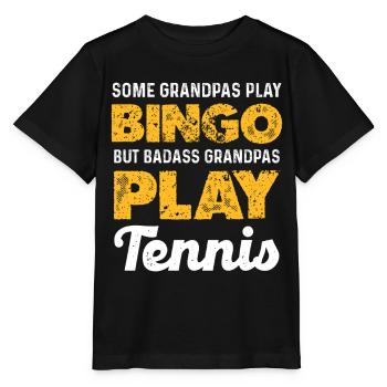 Grand-père Dur à cuire Tennis - T-shirt bio MINI CREATOR Stanley/Stella Enfant - noir - Devant - Mikhail (115cm)