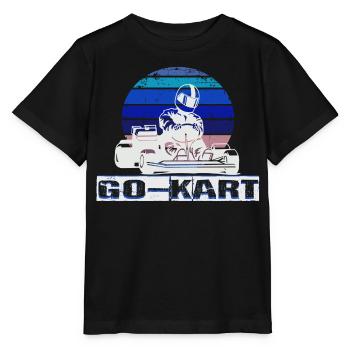 Kart - Stanley/Stella Kinder T-Shirt MINI CREATOR  - Schwarz - Vorne - Mikhail (115cm)