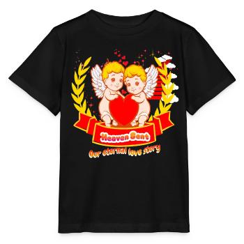 Heaven Sent - Notre histoire d’amour éternelle - T-shirt bio MINI CREATOR Stanley/Stella Enfant - noir - Devant - Mikhail (115cm)