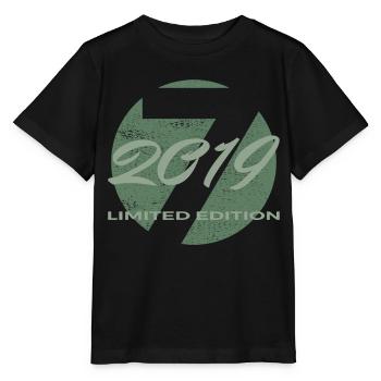 7e anniversaire 2019 cadeau garçons et filles - T-shirt bio MINI CREATOR Stanley/Stella Enfant - noir - Devant - Mikhail (115cm)