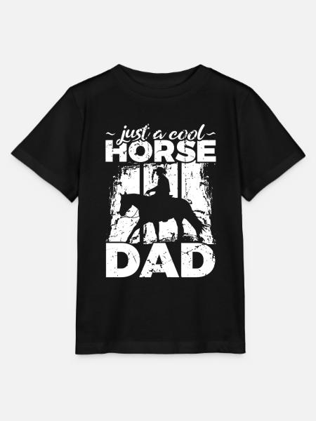 Cooler Pferdepapa - Stanley/Stella Kinder T-Shirt MINI CREATOR - Schwarz