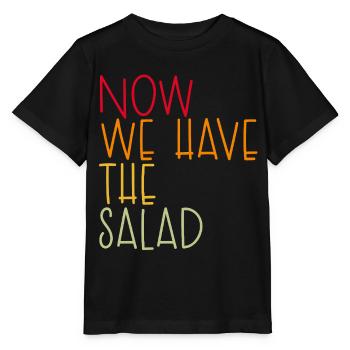 MAINTENANT, NOUS AVONS LA SALADE - T-shirt bio MINI CREATOR Stanley/Stella Enfant - noir - Devant - Mikhail (115cm)