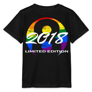 8th Birthday 2018 Boys and Girls Gift - Stanley/Stella MINI CREATOR Kids’ T-Shirt - black - Front - Mikhail (115cm)