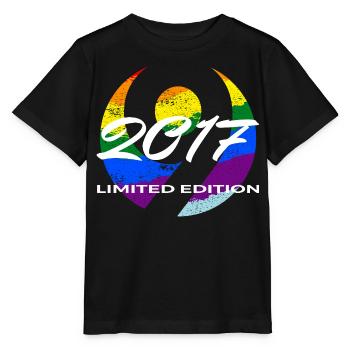 9th Birthday 2017 Boys and Girls Gift - Stanley/Stella MINI CREATOR Kids’ T-Shirt - black - Front - Mikhail (115cm)
