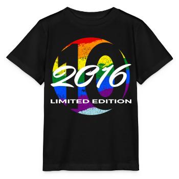 10e anniversaire 2016 cadeau garçons et filles - T-shirt bio MINI CREATOR Stanley/Stella Enfant - noir - Devant - Mikhail (115cm)