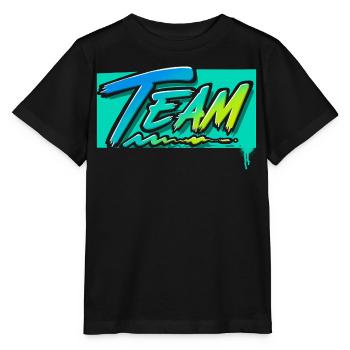 Équipe - T-shirt bio MINI CREATOR Stanley/Stella Enfant - noir - Devant - Mikhail (115cm)