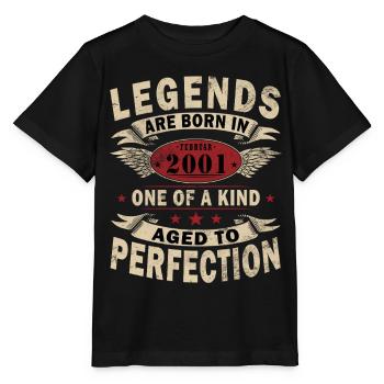 February 2001 Jubilee February 2001 February - Stanley/Stella MINI CREATOR Kids’ T-Shirt - black - Front - Mikhail (115cm)