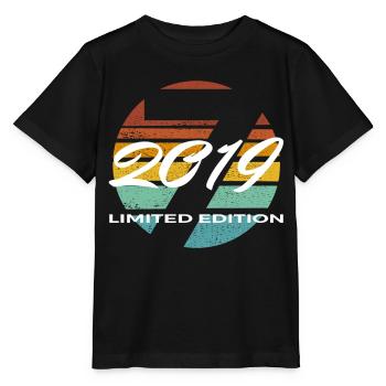 7th Birthday 2019 Boys and Girls Gift - Stanley/Stella MINI CREATOR Kids’ T-Shirt - black - Front - Mikhail (115cm)