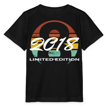 8th Birthday 2018 Boys and Girls Gift - Stanley/Stella MINI CREATOR Kids’ T-Shirt - black - Front - Mikhail (115cm)