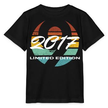9th Birthday 2017 Boys and Girls Gift - Stanley/Stella MINI CREATOR Kids’ T-Shirt - black - Front - Mikhail (115cm)