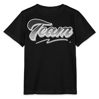 Équipe - T-shirt bio MINI CREATOR Stanley/Stella Enfant - noir - Devant - Mikhail (115cm)