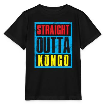 Directement sorti du Congo - T-shirt bio MINI CREATOR Stanley/Stella Enfant - noir - Devant - Mikhail (115cm)